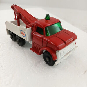VTG 1968 Lesney Matchbox No.71 Red Dodge Tow Truck ESSO Vintage Wreck Service